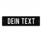 Preview: Dein Text - 200x50mm, Schwarz