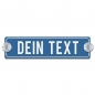 Preview: Dein Text - 200x50mm, Blau