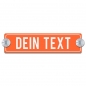 Preview: Dein Text - 200x50mm, Orange