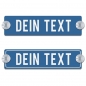 Preview: Dein Text - 200x50mm, Blau