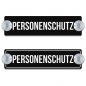 Preview: PERSONENSCHUTZ - 200x50mm