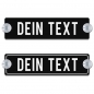 Preview: Dein Text - 200x50mm, Schwarz