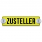 Preview: Zusteller mit Rand, gelb