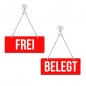 Preview: Frei/Belegt, rot