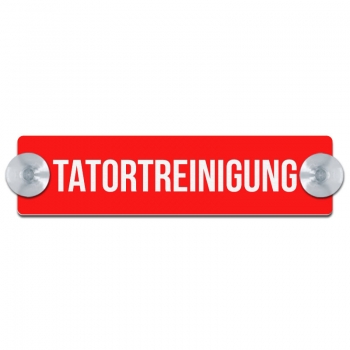 TATORTREINIGUNG - 200x50mm