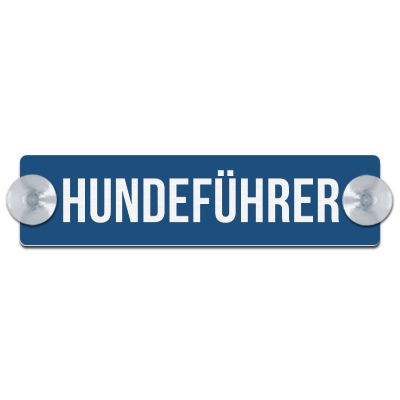 HUNDEFÜHRER - 200x50mm - blau