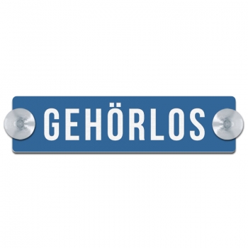 GEHÖRLOS - 200x50mm