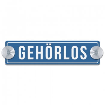 GEHÖRLOS - 200x50mm