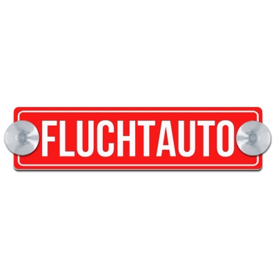 Fluchtauto mit Umrandung