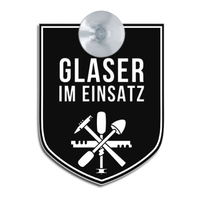 Glaser im Einsatz