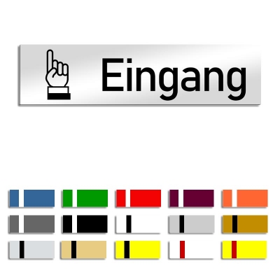 Eingang geradeaus