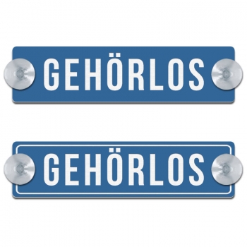 GEHÖRLOS - 200x50mm