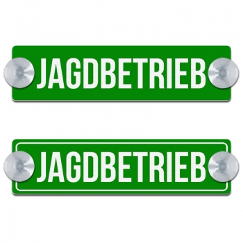 JAGDBETRIEB - 200x50mm