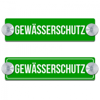 GEWÄSSERSCHUTZ - 200x50mm, Grün