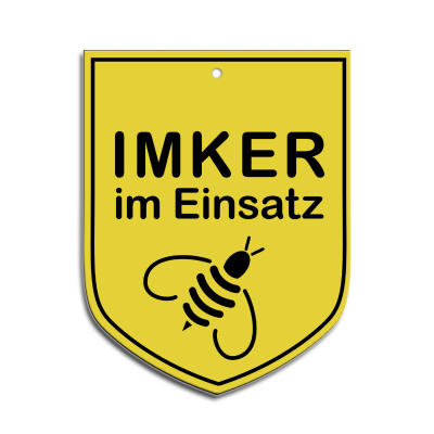 Imker im Einsatz, ohne Sauger