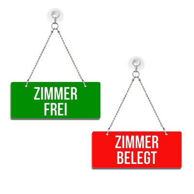 Zimmer frei/Zimmer belegt