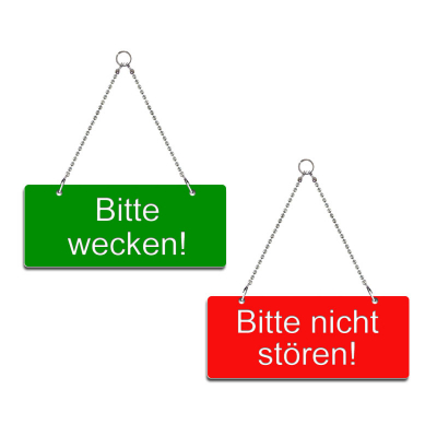 Bitte nicht stören/Bitte wecken!