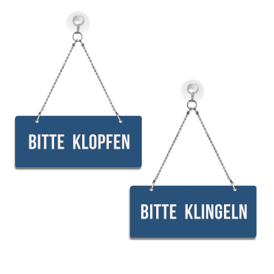 Bitte klingeln/Bitte klopfen