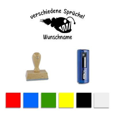 Taucherstempel Anglerfisch