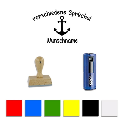 Taucherstempel Anker