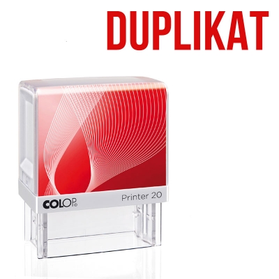 DUPLIKAT - Colop Printer 20, Abdruck: Rot