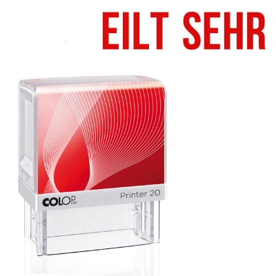 EILT SEHR - Colop Printer 20, Abdruck: Rot