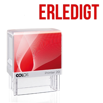 ERLEDIGT - Colop Printer 20, Abdruck: Rot