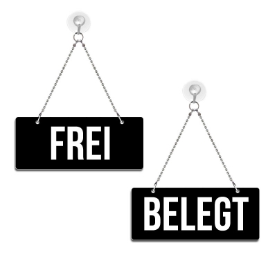 Frei/Belegt, schwarz