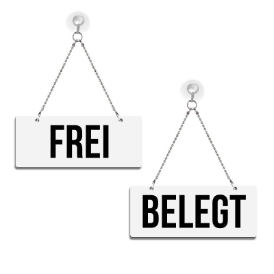 Frei/Belegt, weiß