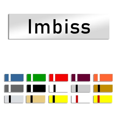 Imbiss - Türschild, 160x40mm