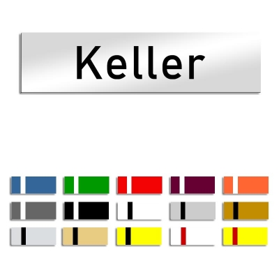 Keller - Türschild, 160x40mm