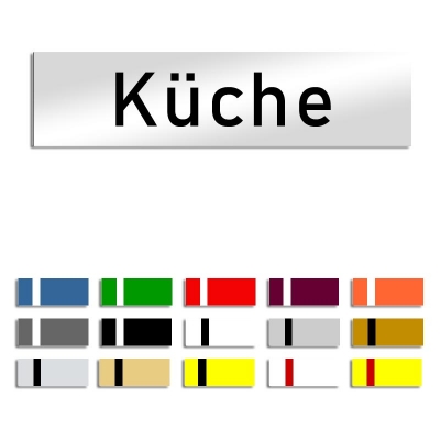 Küche - Türschild, 160x40mm