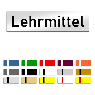 Lehrmittel - Türschild, 160x40mm