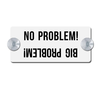 No Problem - Big Problem! - weiss