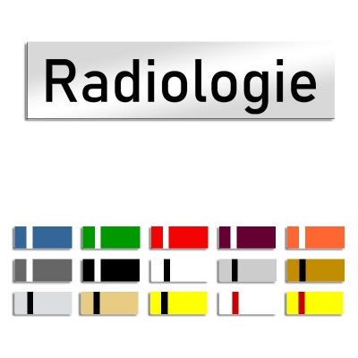 Radiologie - Türschild, 160x40mm