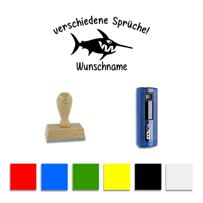 Taucherstempel Schwertfisch