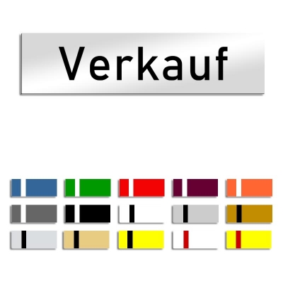 Verkauf - Türschild, 160x40mm