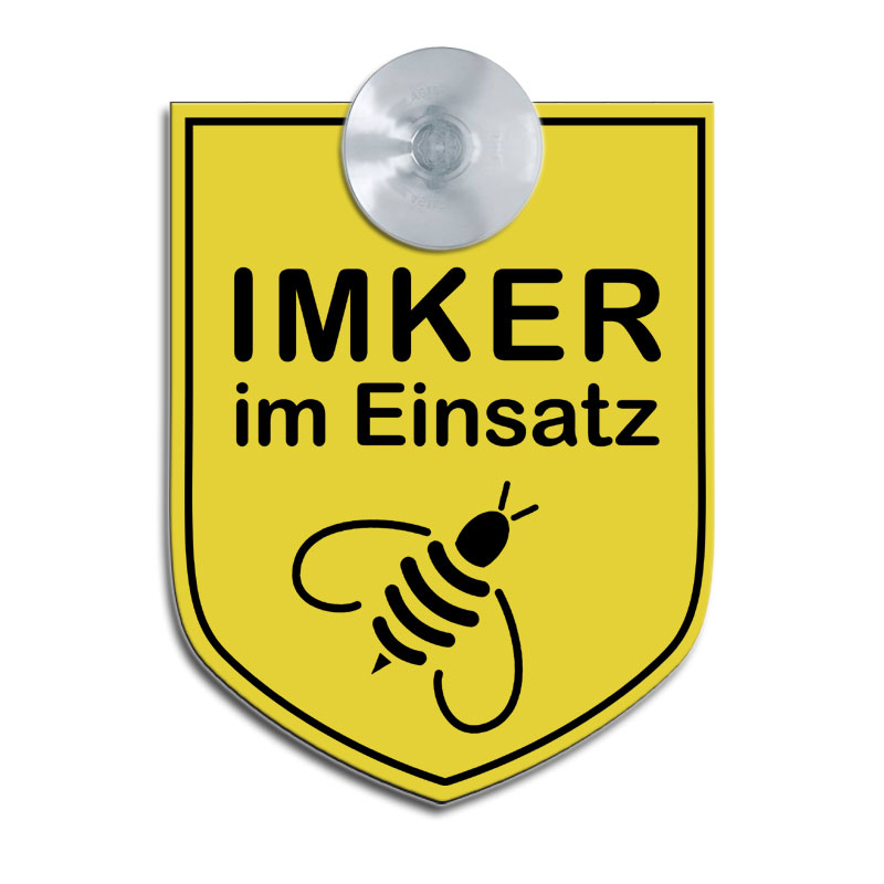 Imker im Einsatz, mit Sauger