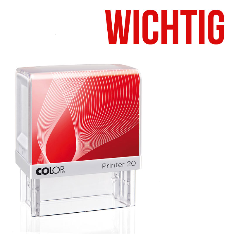 Produktbild: WICHTIG, Colop Printer 20