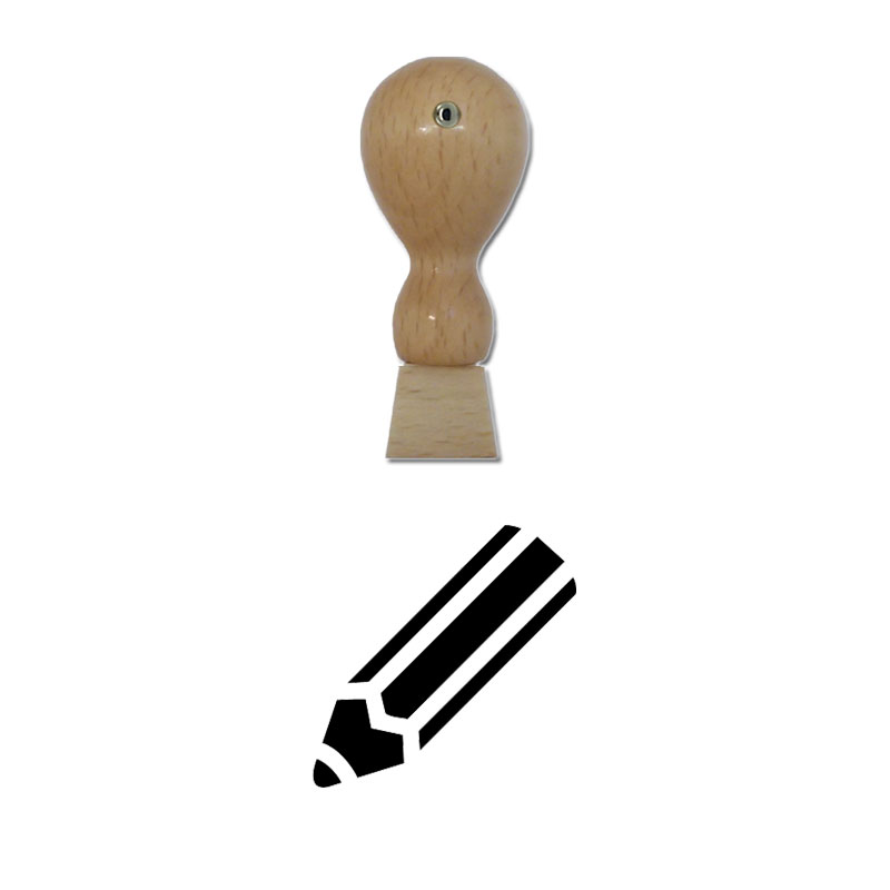 Produktbild: Stift - Holzstempel für Bonuskarten, Rabattkarten, Treuekarten etc. - 079