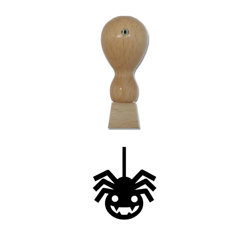 Produktbild: Spinne - Holzstempel für Bonuskarten, Rabattkarten, Treuekarten etc. - 075