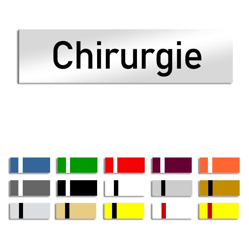 Produktbild: Chirurgie - Türschild, 160x40mm