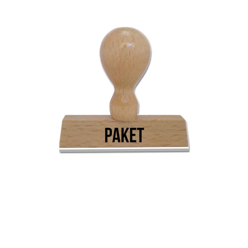 Produktbild: PAKET - Textstempel aus Holz