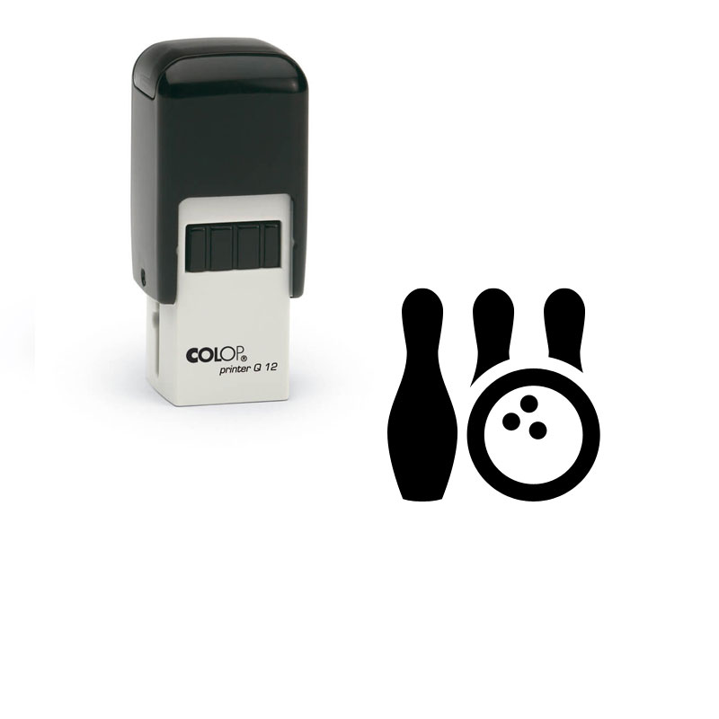 Produktbild: Bowling - Stempel für Bonuskarten, Treuekarten, Rabattkarten etc. - 068