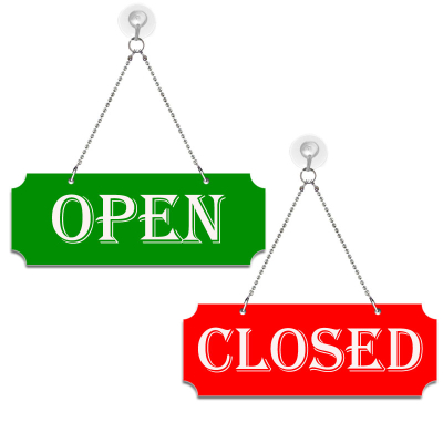 Produktbild: Open / Closed 2.0 - Wendeschild