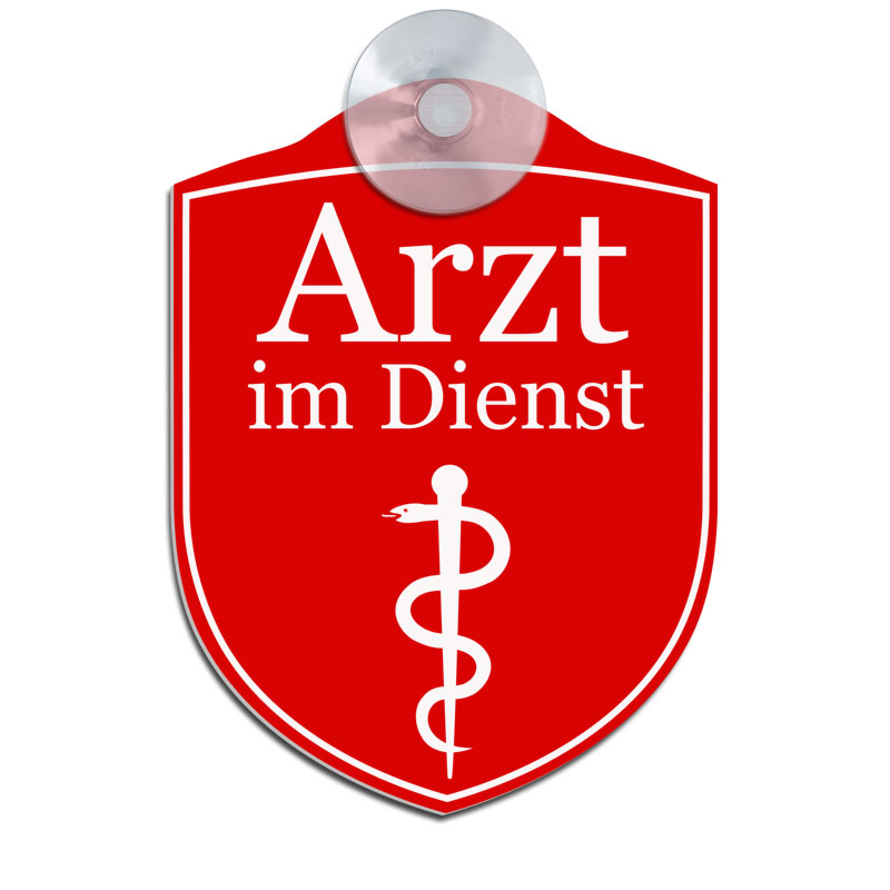 Produktbild: Arzt im Dienst - Hinweisschild für Fahrzeuge