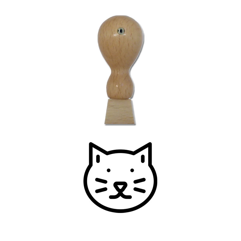 Produktbild: Katze 2 - Holzstempel für Bonuskarten, Rabattkarten, Treuekarten etc. - 116