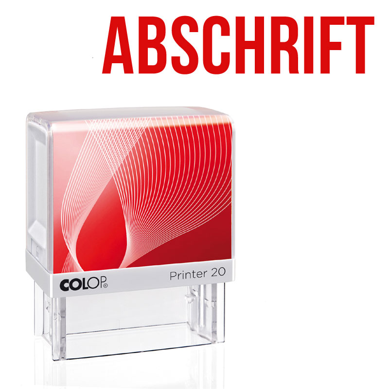Produktbild: ABSCHRIFT, Colop Printer 20