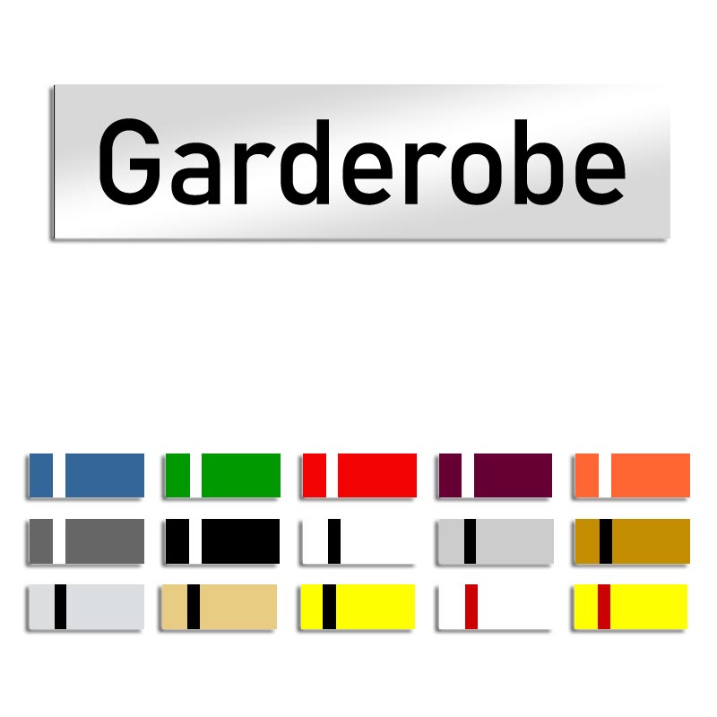 Produktbild: Garderobe, 160x40mm