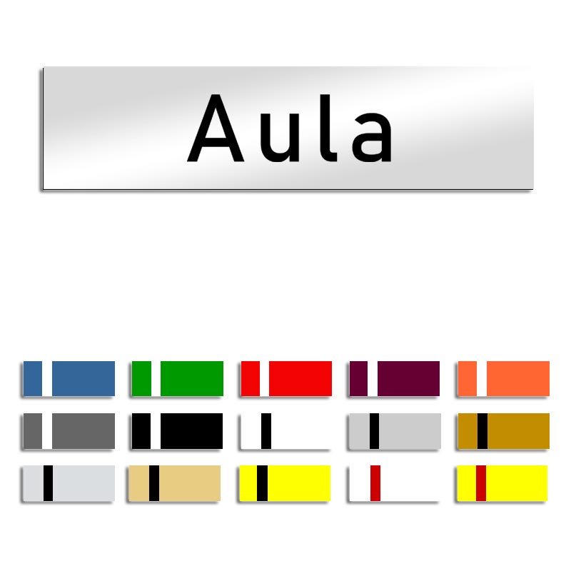 Produktbild: Aula - Türschild, 160x40mm